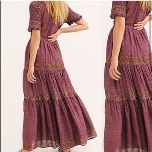 Free People Rare Feelings Dress - Plum